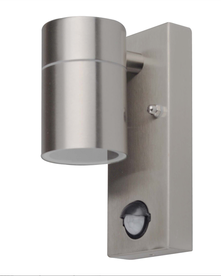 LED Down Aussenleuchte mit Bewegungsmelder Edelstahl 10298